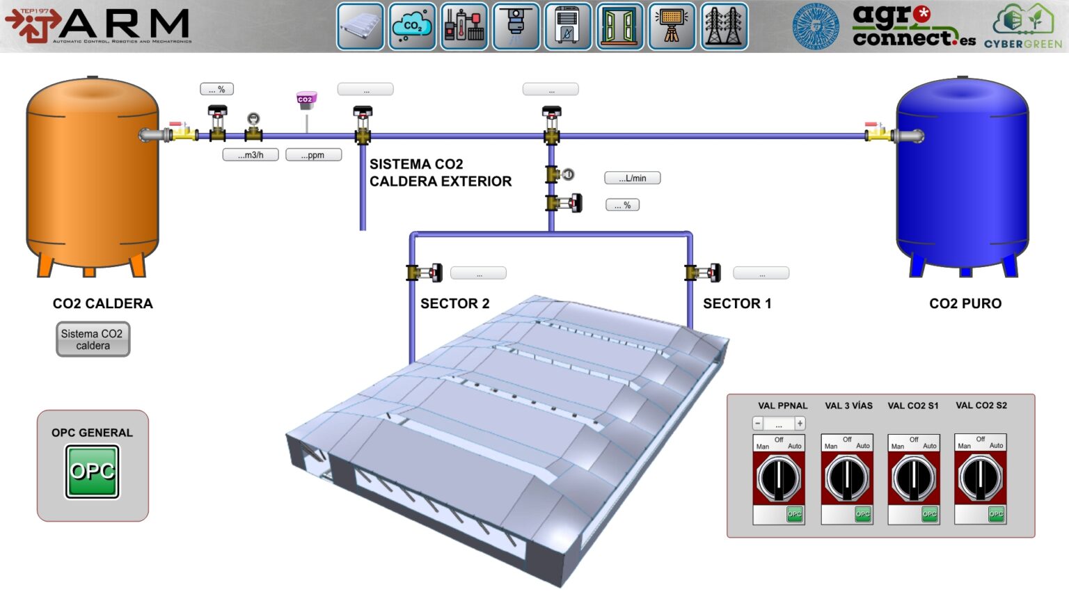 Proyecto SCADA Invernadero ARM-Agroconnect
