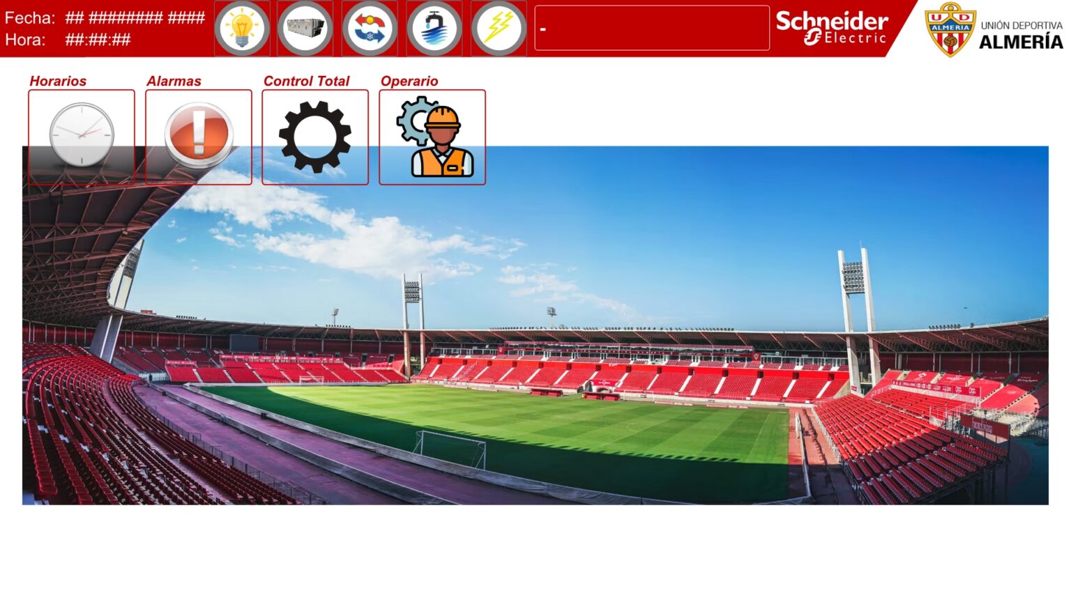SCADA UD Almería Stadium