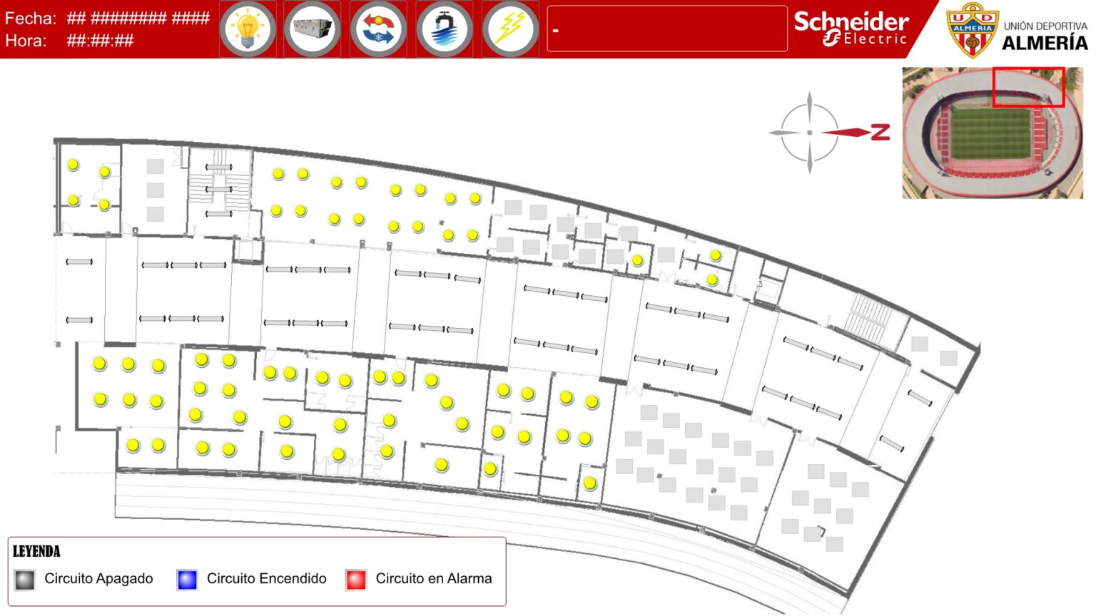 SCADA UD Almería Stadium